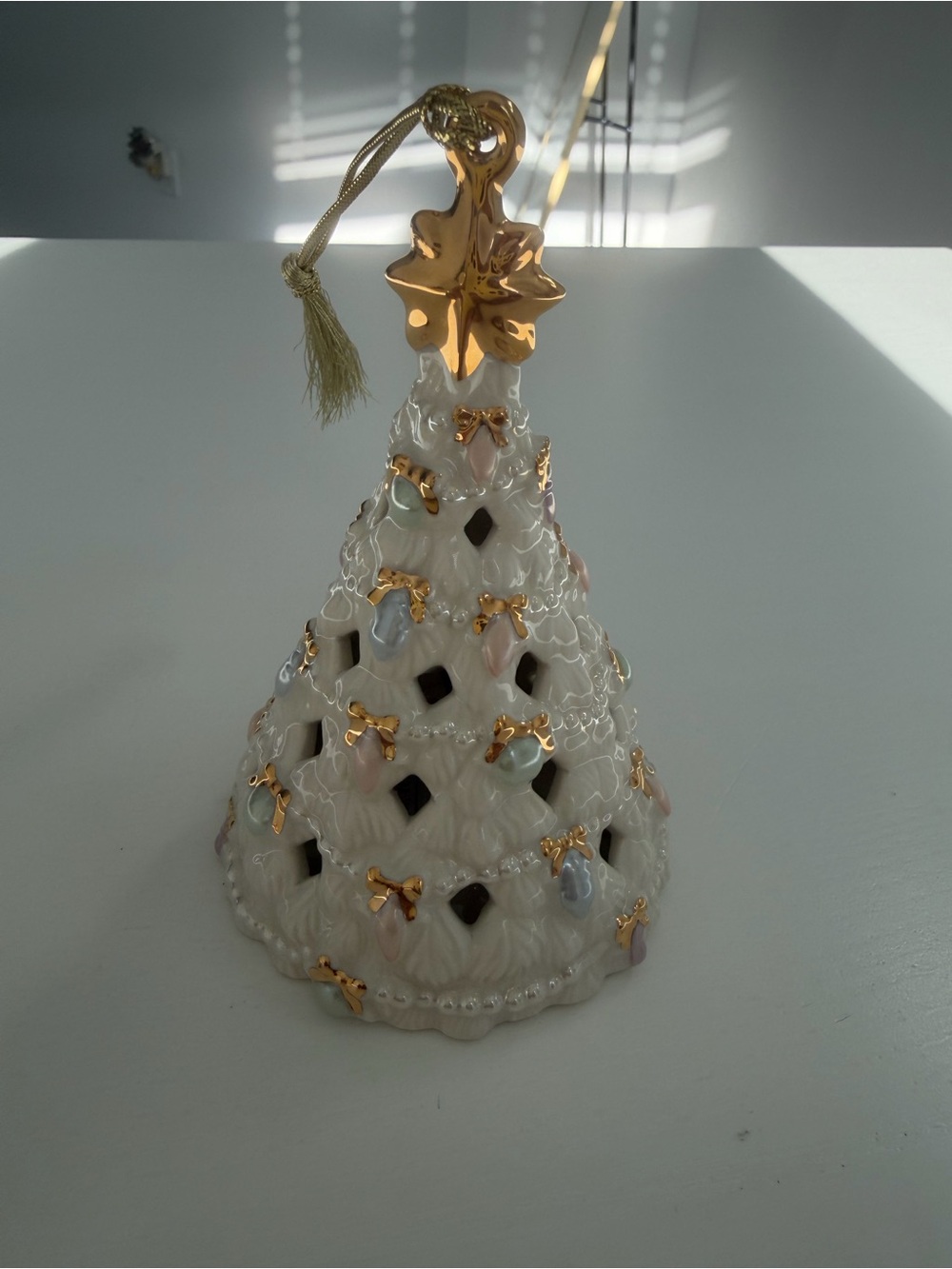 Lenox Porcelain Light-Up Christmas Tree Ornament